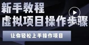 [综合资源] 新人实操虚拟项目步骤演示（0基础打造自动盈利店铺）！